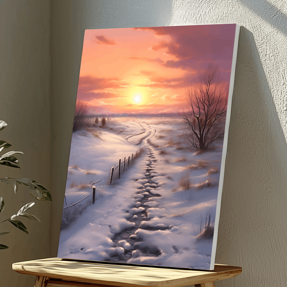 Mounted Wall Art Decor Vinyl Print - Vibrant, Elegant and Ready to Hang (A3-Size)