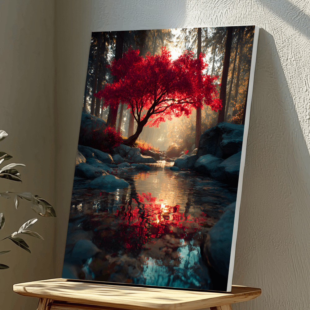 Mounted Wall Art Decor Vinyl Print - Vibrant, Elegant and Ready to Hang (A3-Size)