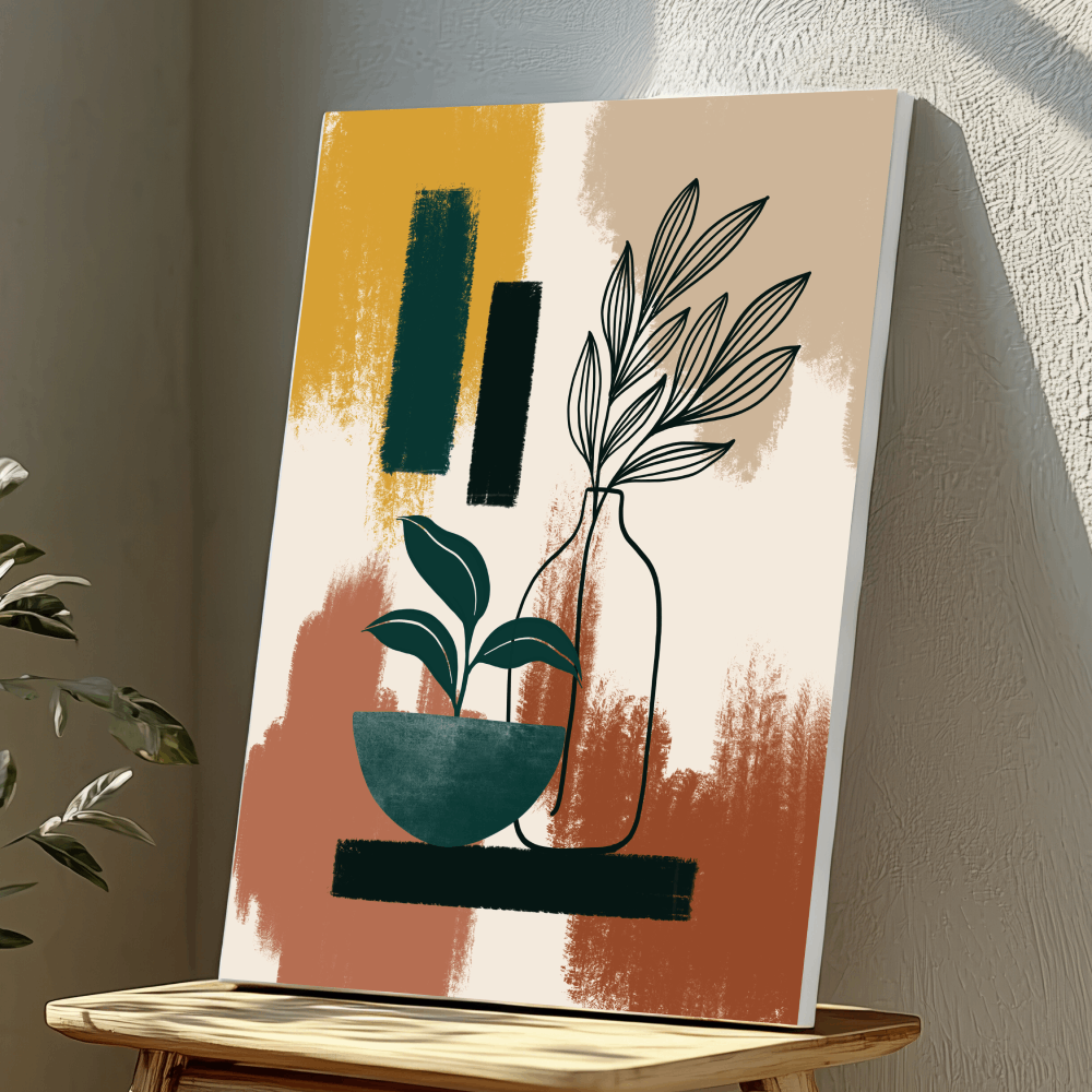 Mounted Wall Art Decor Vinyl Print - Vibrant, Elegant and Ready to Hang (A3-Size)