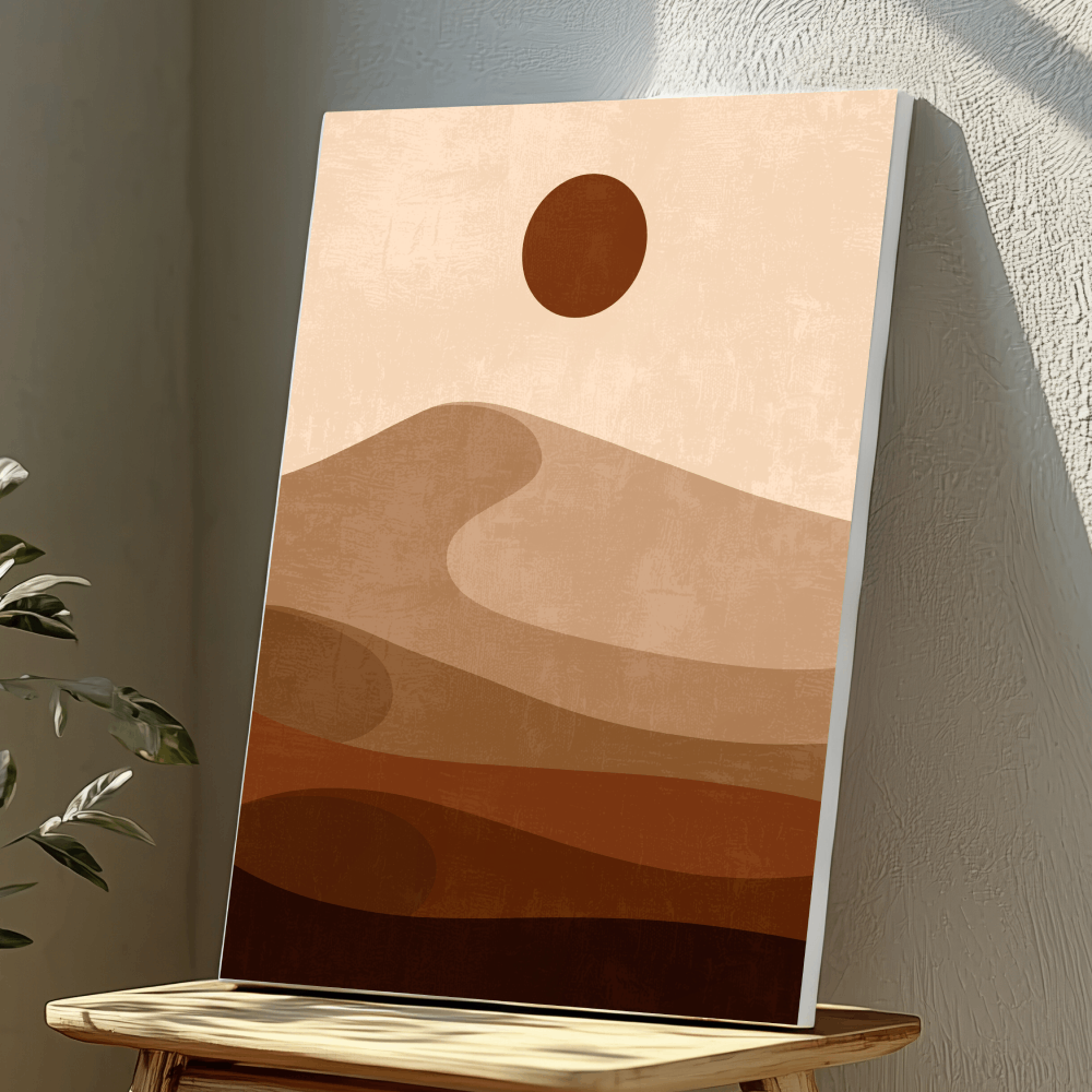 Mounted Wall Art Decor Vinyl Print - Vibrant, Elegant and Ready to Hang (A3-Size)