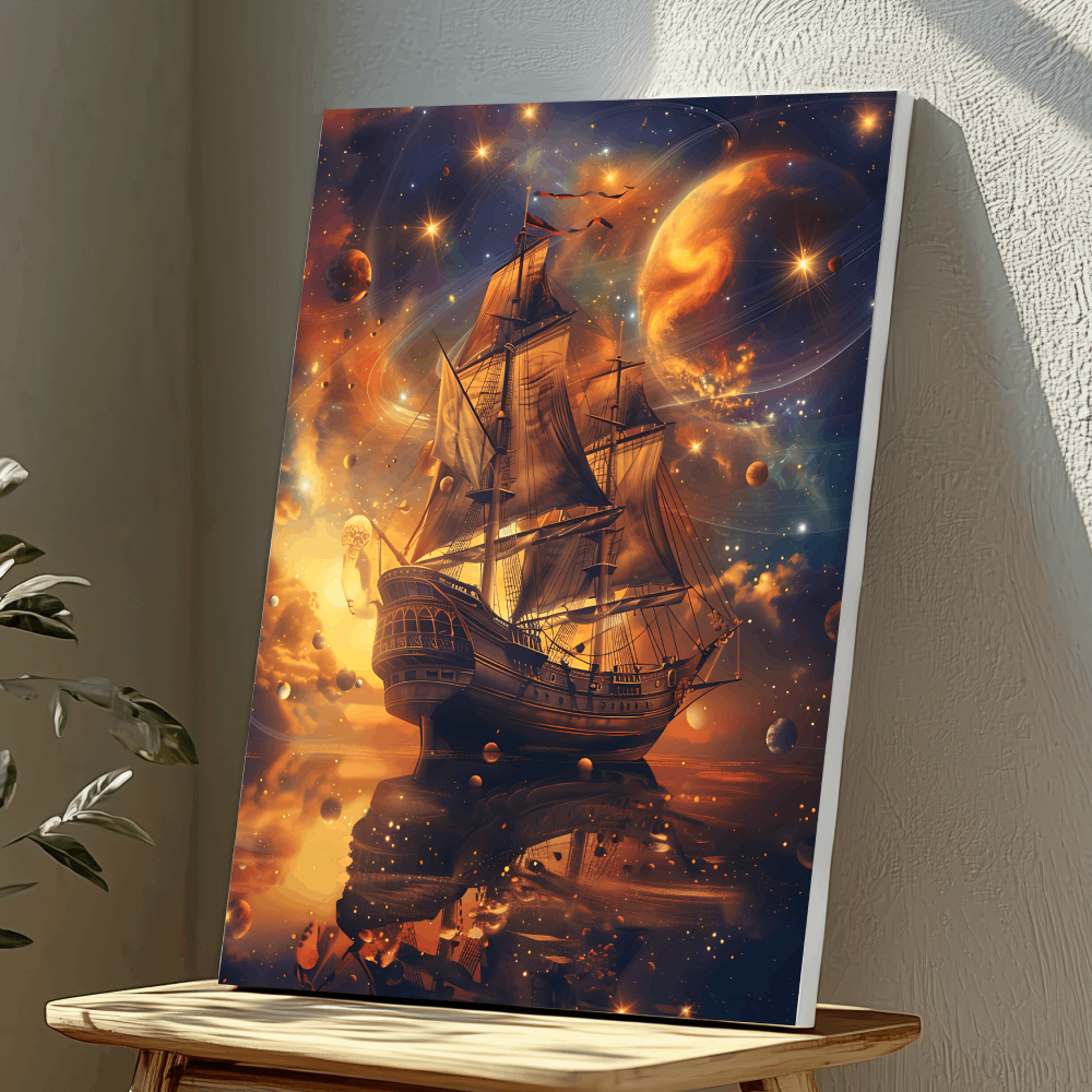 Mounted Wall Art Decor Vinyl Print - Vibrant, Elegant and Ready to Hang (A3-Size)