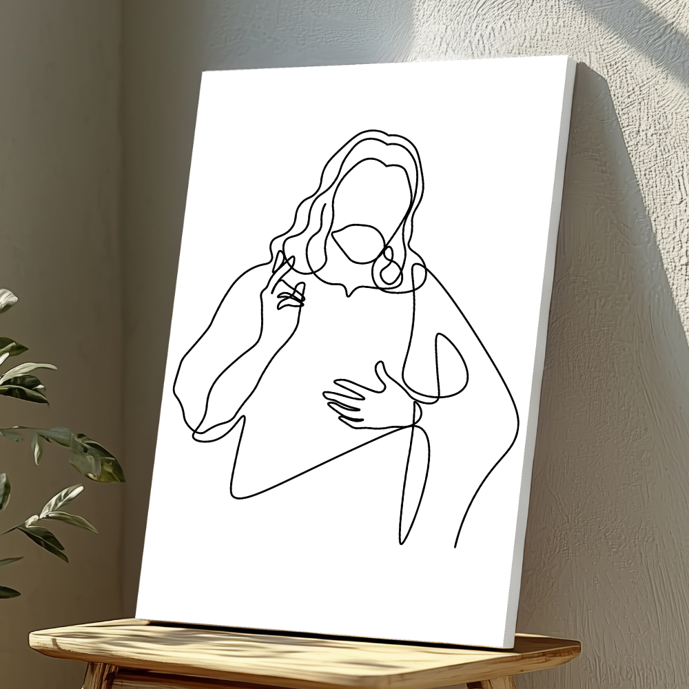 Mounted Wall Art Decor Vinyl Print - Vibrant, Elegant and Ready to Hang (A3-Size)