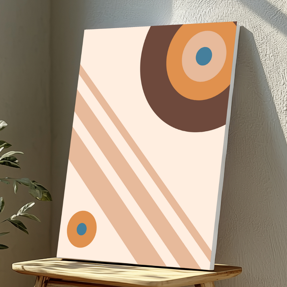 Mounted Wall Art Decor Vinyl Print - Vibrant, Elegant and Ready to Hang (A3-Size)
