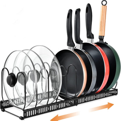 7-Tier Metal Space-Saving Kitchen Storage Organizer Rack