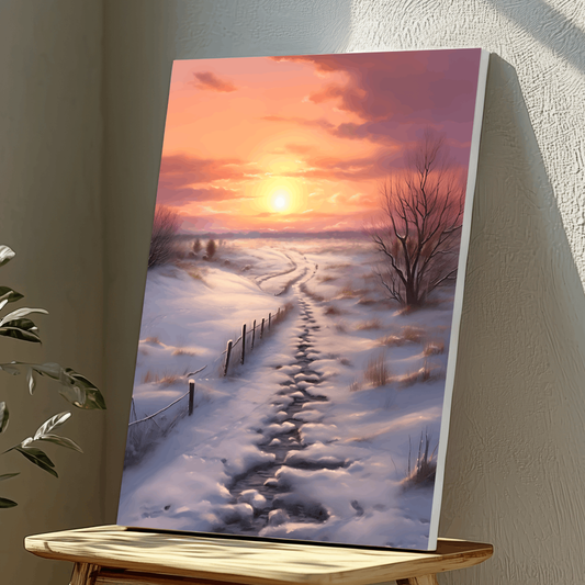 Mounted Wall Art Decor Vinyl Print - Vibrant, Elegant and Ready to Hang (A3-Size)