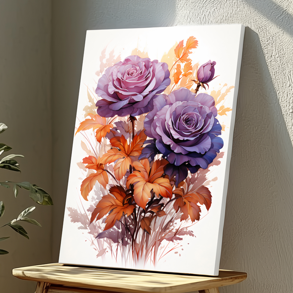 Mounted Wall Art Decor Vinyl Print - Vibrant, Elegant and Ready to Hang (A3-Size)