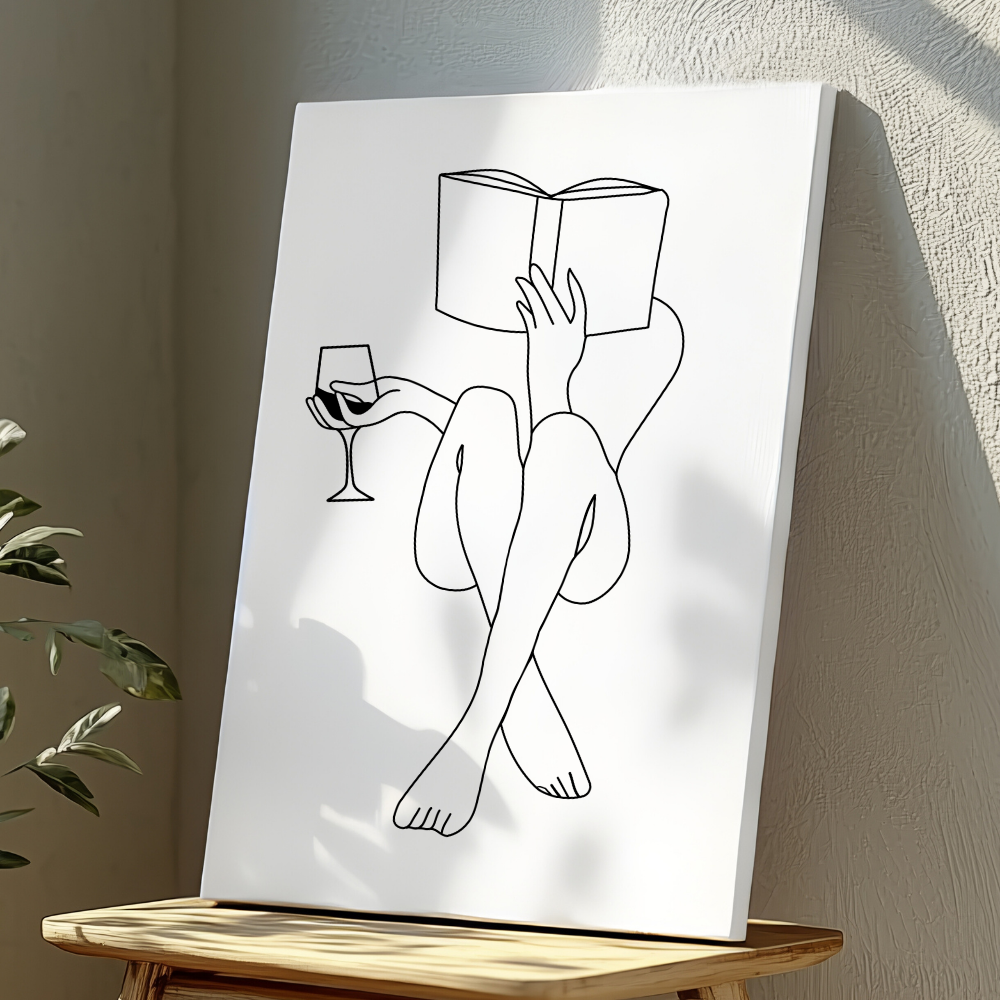 Mounted Wall Art Decor Vinyl Print - Vibrant, Elegant and Ready to Hang (A3-Size)