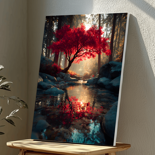 Mounted Wall Art Decor Vinyl Print - Vibrant, Elegant and Ready to Hang (A3-Size)