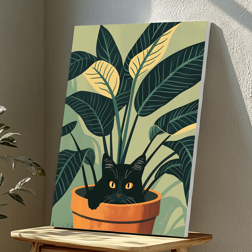 Mounted Wall Art Decor Vinyl Print - Vibrant, Elegant and Ready to Hang (A3-Size)