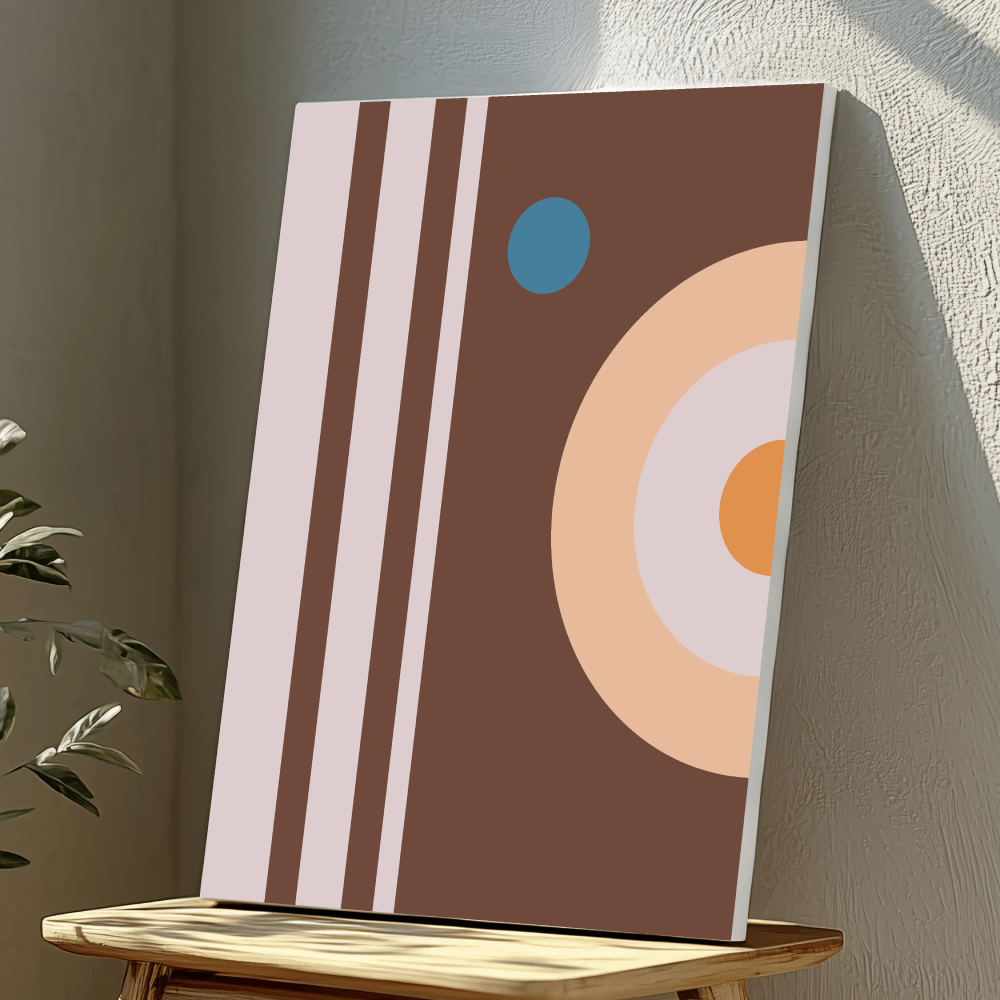 Mounted Wall Art Decor Vinyl Print - Vibrant, Elegant and Ready to Hang (A3-Size)