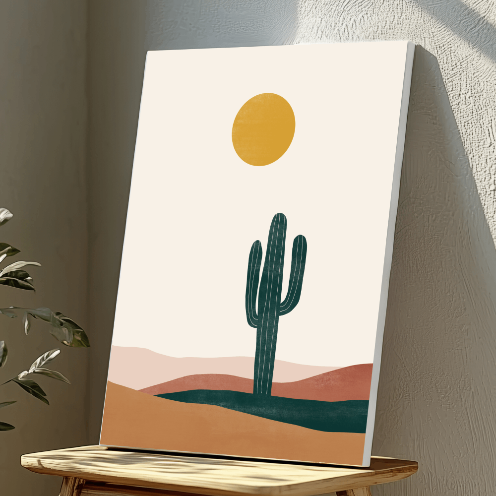 Mounted Wall Art Decor Vinyl Print - Vibrant, Elegant and Ready to Hang (A3-Size)