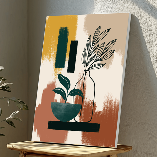 Mounted Wall Art Decor Vinyl Print - Vibrant, Elegant and Ready to Hang (A3-Size)