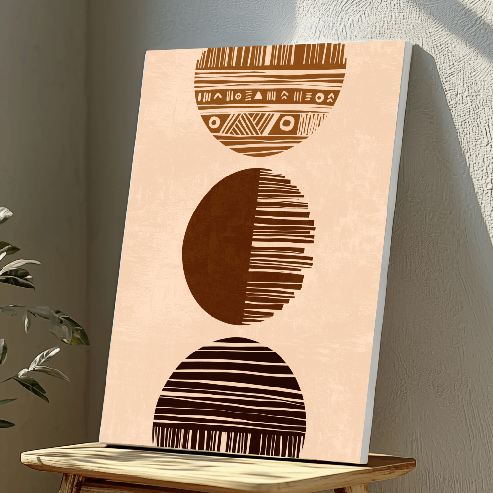 Mounted Wall Art Decor Vinyl Print - Vibrant, Elegant and Ready to Hang (A3-Size)