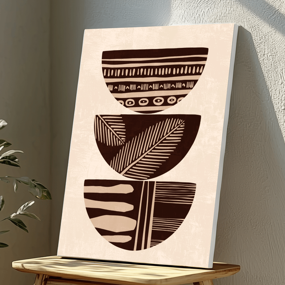 Mounted Wall Art Decor Vinyl Print - Vibrant, Elegant and Ready to Hang (A3-Size)
