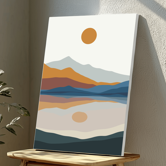 Mounted Wall Art Decor Vinyl Print - Vibrant, Elegant and Ready to Hang (A3-Size)