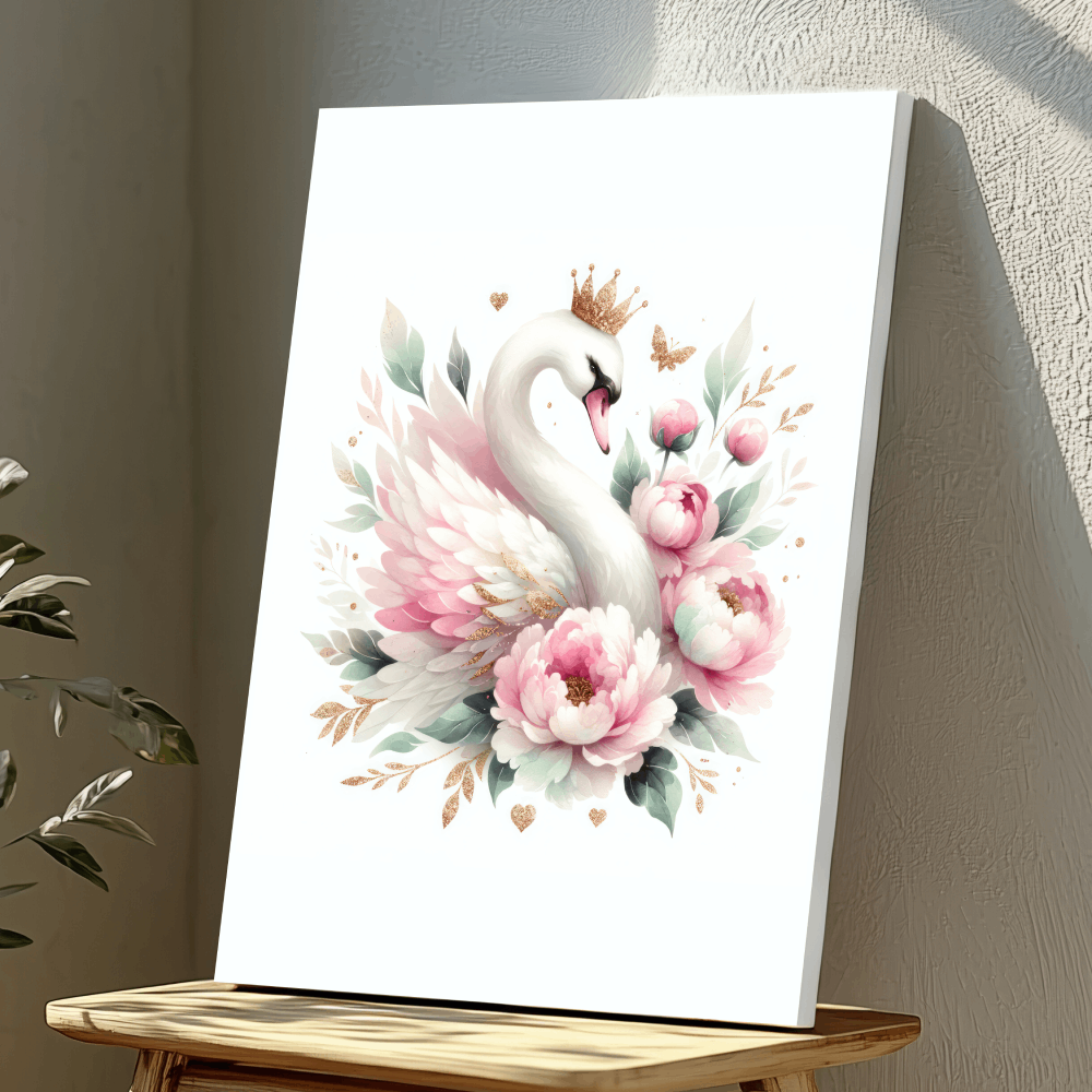 Mounted Wall Art Decor Vinyl Print - Vibrant, Elegant and Ready to Hang (A3-Size)