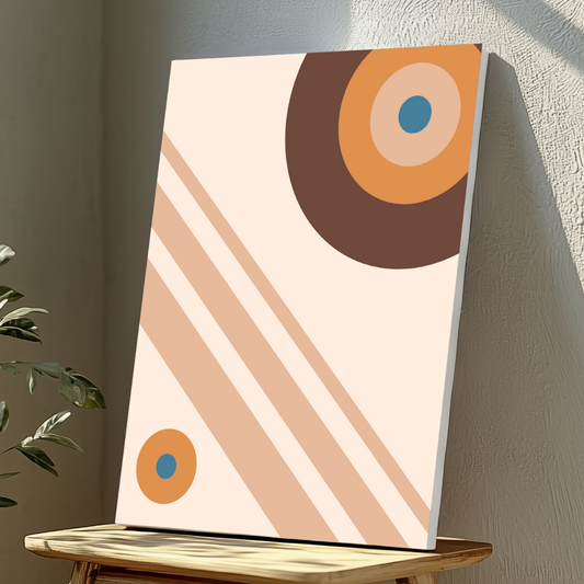 Mounted Wall Art Decor Vinyl Print - Vibrant, Elegant and Ready to Hang (A3-Size)