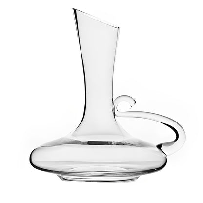 Wine Decanter Set - Stylish Oblique Opening Design Wine Decanter with Handle and Glasses (Set of 5)