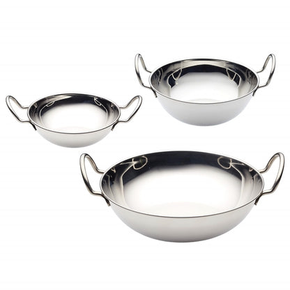 Stainless Steel 23cm Serving Bowl with Handles