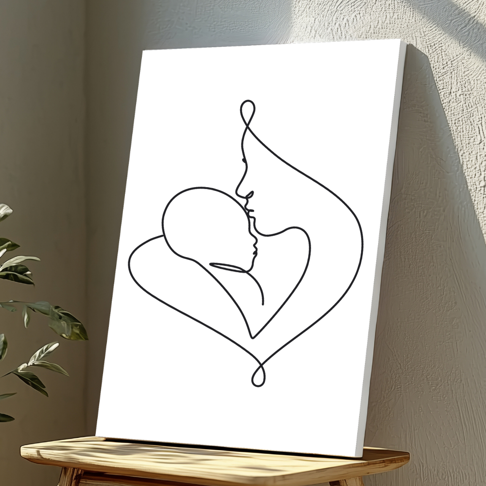 Mounted Wall Art Decor Vinyl Print - Vibrant, Elegant and Ready to Hang (A3-Size)